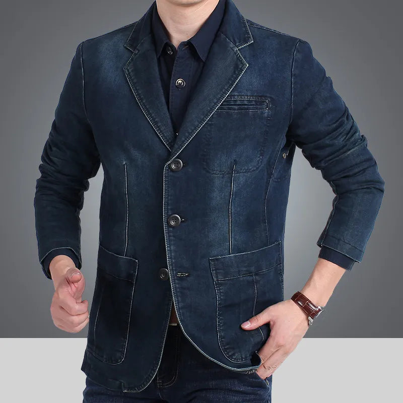Men's Slim Fit Denim Jacket