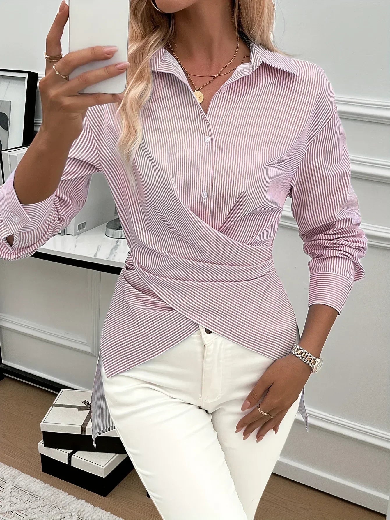 Timeless Stripe Blouse