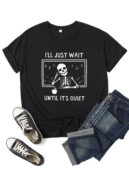 Skeleton Humor T-Shirt