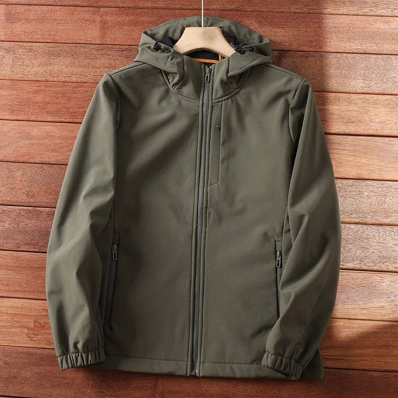 Urban Military- Inspired Windbreaker