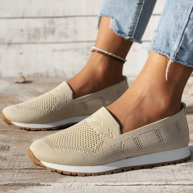 Breathable Knit Loafers