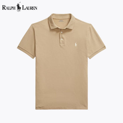 RL Custom Slim Fit Stretch Mesh Polo Shirt