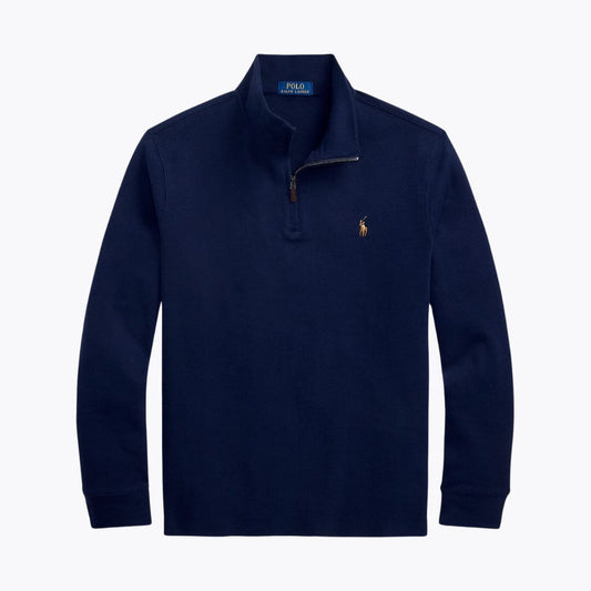 RL Estate-Rib Quarter-Zip Pullover