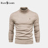 RL Turtleneck Cable-Knit Wool Knit Sweater